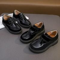 ราคา รองเท้าคัชชูชายเด็ก มี2แบบ ติดเทปและผูกเชือก (18079439346)