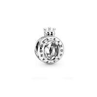 ราคา (ของแท้100%)Pandora silver charm crown o โอ (12907906850)