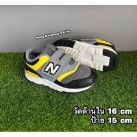 ราคา รองเท้าเด็กมือสองสภาพดี มือ 2 สีเทาดำ ตีนตุ๊กแกสวมง่าย เบา นุ่ม New Balance 997H 15 cm (20082868863)