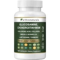 ราคา ArthroNaturals Herbal อาหารเสริมเสริมเสริมข้อ 18-in-1 พร้อมกลูโคซามีน กรดไฮยาลูโรนิก & ขมิ้น เพื่อความสะดวกสบายของข้อต่อและความมีประจําเดือน ผู้ชายและผู้หญิง 120 แคปซูล (46904623409)