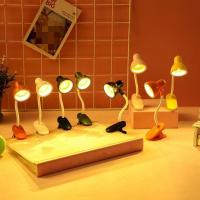 ราคา โคมไฟตั้งโต๊ะ Led คอห่าน แบบคลิปหนีบ ขนาดเล็ก แบบพกพา ปรับได้ ใช้แบตเตอรี่ สําหรับอ่านหนังสือ (12163002033)