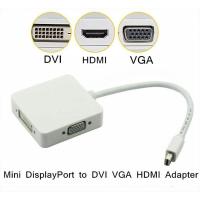 ราคา สายเคเบิลอะแดปเตอร์ HDMI DisplayPort Thunderbolt to DVI VGA 3 (46352344923)