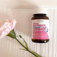ราคา Vistra Marine Collagen TriPeptide 1300 mg วิสทร้า มารีน คอลลาเจน ไตรเปปไทด์ 30เม็ด จำนวน 1 ขวด (27614278934)