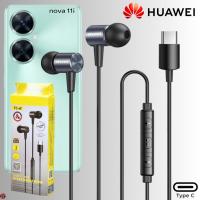 ราคา หูฟัง สมอลทอล์ค Huawei Type-C ไทป์ซี In Ear สำหรับ หัวเหว่ย nova 11i เสียงดีเบสแน่น ตัดเสียงรบกวน ปรับระดับเสียง T2 (25311283780)