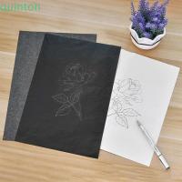 ราคา QUITON Carbon Paper Reusable Tracing Paper Carbonless Copy Paper, Copy Carbon Paper Black Blue Graphite One-side Drawing Transfer Tracing Painting กระดาษภาพวาด (53904695879)