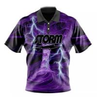 ราคา Storm DS Bowling Jeresy ใหม่ Edtion สีม่วง 2024 ใหม่ผู้ชายกีฬาเสื้อกลางแจ้ง Quick Drying Breathbilit เสื้อยืด (29608731702)