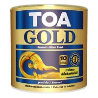ราคา HomePro สีทองคำ สูตรน้ำมัน GOLD GE234 สีทองสวิส 1/4 แกลลอน แบรนด์ TOA (41613815173)