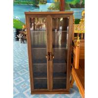 ราคา ตู้ใส่หนังสือ ตู้ไม้เนื้ิอแข็ง ตู้ใส่ของ (22654070661)