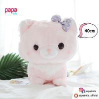 ราคา ตุ๊กตาแมว แมว ตุ๊กตาแมวน่ารัก แมวขนนุ่ม Fluffy Cat Myuu-chan 40cm มือ1 ของแท้จากญี่ปุ่น Papadolls amuse japan amufun (9022916738)