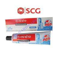 ราคา SCG กาวตราช้าง ทาท่อPVC ชนิดหลอดเข้มข้น 125 กรัม 1 หลอด (12609897173)