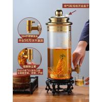 ราคา โสมไวน์แช่ขวดไวน์ครัวเรือนไวน์สามารถแช่ไวน์ภาชนะขวดแช่ไวน์กระป๋องขวดแก้วที่มีก๊อกน้ําปิดผนึกขวดไวน์ โคกซ์วี (50753699195)