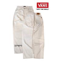 ราคา VANS กางเกงยีนส์สีขาว ทรงกระบอก กางเกงมือสองแบรนด์แท้ เอว 32 (41873813744)