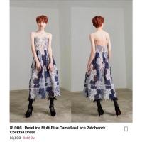 ราคา เดรสลูกไม้สายเดี่ยวป้าย RoseLine By mitgee งานสวยเป๊ะ เดรสออกงาน (24650359038)