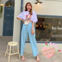 ราคา (ส่งต่อ) กางเกง Cintage สีฟ้า ไซส์ S (22815610861)