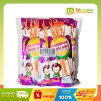 ราคา [แพ็คx1] เถ้าแก่เนี้ย ขนมอบกรอบอัดแท่ง รสเผ็ด 18 กรัม x 12 ซอง (216กรัม) (29034278986)