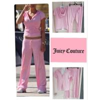 ราคา Juicy Couture ชุดเซ็ทจูซี่สีชมพูอ่อน เสื้อไซส์ XL กางเกงไซส์ M มือสองสภาพดี (24152557272)