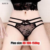 ราคา Plus Size✅กางเกงชั้นใน ผู้หญิง ไซส์ใหญ่ กางเกงในลูกไม้ สาวอวบ เอวต่ำ ทรงเว้า แบบบาง ซีทรู เซ็กซี่ ชุดบิกินี่ Oversize พลัสไซส์ สาว อวบอ้วน ใส่ได้ (42777604308)