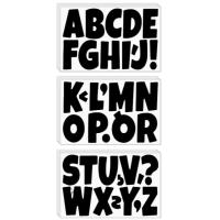 ราคา สติ๊กเกอร์ตัวอักษร A to Z ขนาด 3 นิ้ว [ตัวอักษรสีดํา] DIY กันน้ํา P205 (44207711857)