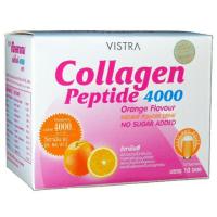 ราคา VISTRA Collagen Peptide 4000 mg คอลลาเจนแบบชง บรรจุ10 ซอง(รสส้ม) (2339995714)