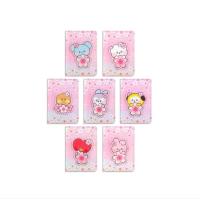ราคา BT21 Leather patch card case Cherry blossom 2024 (Cooky) (Tata) (Shooky) (25875583036)