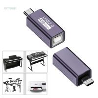 ราคา 3C Usb B Female to USB Mini Micro USB MiDi Elbow Straight Head TypeC Male Adapters (29755687870)