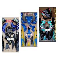 ราคา แผงคอ 135 ชุดสี YAMAHA SPARK-135 สีแดงเทา สีเงาตามรูป (แถมสติ๊กเกอร์) (24812784113)