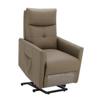 ราคา INDEX LIVING MALL เก้าอี้ PU ปรับไฟฟ้าพยุงลุก 1 ที่นั่ง รุ่นจู้ดี้ - สีโทป (29292558522)