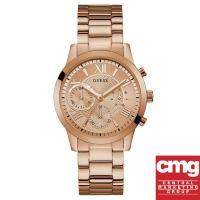 ราคา GUESS Solar นาฬิกาข้อมือผู้หญิง รุ่น W1070L3 (Rose Gold) (1525064645)
