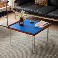 ราคา ยุคกลางโต๊ะกาแฟ Retro Square Nordic โต๊ะกาแฟ Ur สแตนเลส Dopamine กระเป๋าเรียบง่าย Hows กระเป๋า Hows โต๊ะกาแฟ Q5OB (54901349412)