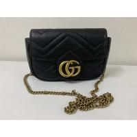 ราคา กระเป๋าหนัง GG สีดำใบเล็ก (11023028775)