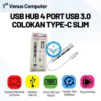 ราคา USB HUB 4 PORT 3.0 TYPE-C SLIM PLUG / HUB 4 PORT TYPE C / NOT40-USB (43355788695)