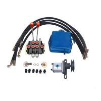 ราคา Small hydraulic power unit, hydraulic pump, motor, gear pump station, double-way hydraulic control split two-way distrib (21995589465)