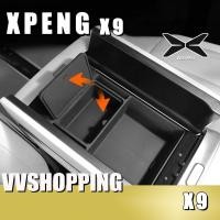 ราคา เหมาะสําหรับ XPENG X9 กล่องที่เท้าแขนด้านหน้ากล่องเก็บของ Xpeng X9 อุปกรณ์ตกแต่งรถยนต์ (51801084607)