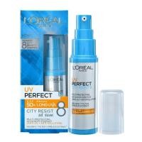 ราคา อ่านก่อนสั่ง L'oreal UV Perfect City Resist SPF50+ PA++++ 30ml (107312843)