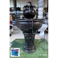 ราคา ยกชุดฟรีปั๊มน้ำ น้ำพุ น้ำล้น [A1069] น้ำผุดหัวทรงแจกันปากหยัก ร้านเรารับประกันสินค้าแตก แตกเคลมให้ 100 % (43658915087)