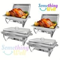 ราคา อ่างอุ่นอาหารจัดบุฟเฟ่ห์ สเตนเลสหนาไม่เป็นสนิม ขาพับได้ ถาดแสตนเลสอุ่นอาหาร (29977755177)