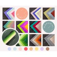 ราคา กระดาษโปสเตอร์สี กระดาษสีสองหน้า กระดาษสีบาง2หน้า โทนสีเอิร์ธ โทนสีธรรมชาติ โทนสีหวาน ขนาด 52x77 cm (จำนวน 12 แผ่น/แพค) (11340469736)