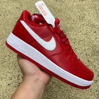 ราคา AF1 Red low Size: 36-45 Nike Air Force 1 AF1 Red Low-Top Air Force No. 1 รองเท้าผ้าใบลําลอง เอฟดี7039-600 (45854733173)