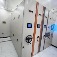 ราคา ชั้นวางบันไดแบบหมุนมือ ตู้เก็บของอัจฉริยะเคลื่อนที่ ตู้เก็บเอกสาร ชั้นวางเหล็ก ตู้เก็บเอกสาร (41957047348)