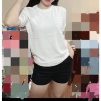 ราคา ท็อปส์ซู/เสื้อยืดสตรีนําเข้า กทม อาริตะ เนื้อถักพรีเมียมสุด - สีขาว (43005749836)