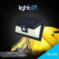 ราคา Solar light ไฟ LED Lighton by iGGOO รุ่น 24 Solar LED ไฟพลังงานแสงอาทิตย์ พร้อมเซ็นเซอร์ตรวจจับความเคลื่อนไหว (สี WARMol (4800985710)