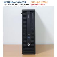 ราคา HP EliteDesk 705 G2 SFF -CPU - AMD A8-PRO-7600B 3.1GHz -RAM DDR3 4GB -HDD SSD 120GB -Wi Fi (20465142703)