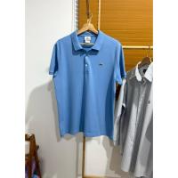 ราคา เสื้อคอปก แขนสั้น Lacoste อก42 ยาว28 สีฟ้า 3กระดุม สภาพใหม่มาก ป้ายแท็กครบ✨ (44374635715)