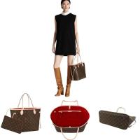 ราคา [พรีเซลล์ยุโรป] LOUIS VUITTON NEVERFULL MM double bag/Tote bag/Shopping bag/Shoulder bag/Handbag (25672863594)