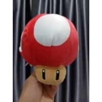 ราคา ตุ๊กตาเห็ด สีแดง มาริโอ้ Super Mario - Mushroom ขนาด 6 นิ้ว ป้าย Super Mario (40801845223)