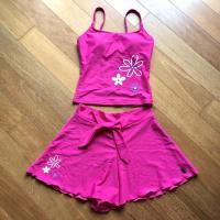 ราคา ชุดว่ายน้ำทูพีช กระโปรง ยี่ห้อtriumph สีบานเย็น (8557523254)