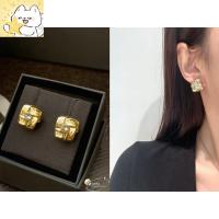 ราคา ของแท้ ต่างหู CHANEL ต่างหูสตั๊ด 25a ต่างหูทองคำขาวแบบใหม่ (43412797408)