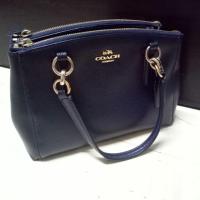 ราคา กระเป๋า COACH F36704 MINI CHRISTIE CARRYALL IN CROSSGRAIN LEATHER (มือสอง) (815466656)