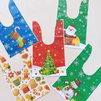 ราคา [ลดราคา] ถุงใส่ขนมคริสต์มาสแบบมีเชือกผูก - ถุงของขวัญน่ารักลายการ์ตูนริบบิ้นพลาสติกสำหรับห่อของขวัญที่เด็กๆ ชื่นชอบ JadeHarmony (57000577593)