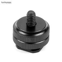 ราคา Luckyqqq 1 PC 1/4 Hot Shoe Mount ผู้ถือโทรศัพท์ Dual Nut เย็นรองเท้าอะแดปเตอร์สําหรับ Double-Layer กล้อง Hot Shoe Adapter อุปกรณ์เสริมดี (56954149719)